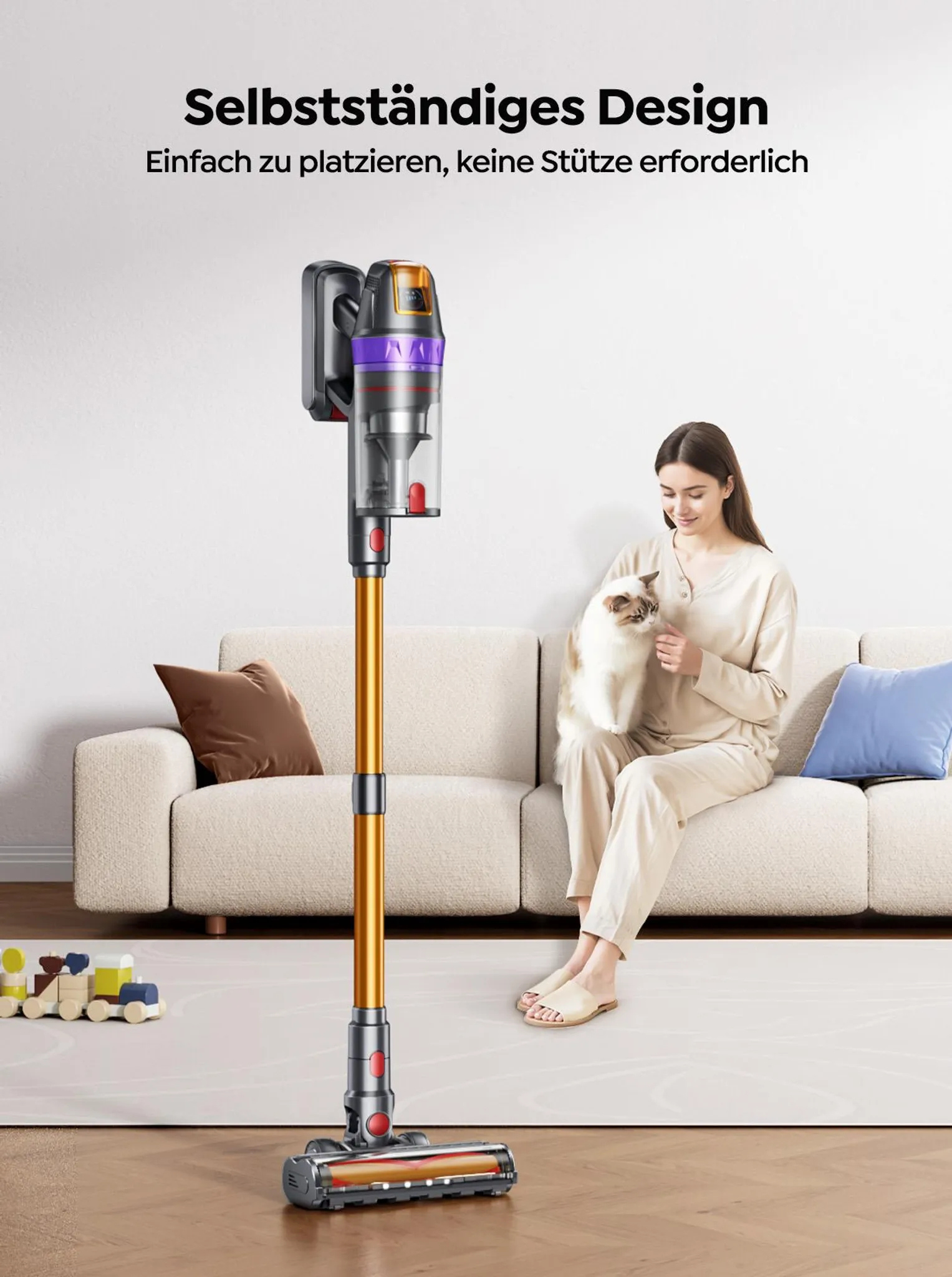 Buture VC90 kabelloser Akku Staubsauger