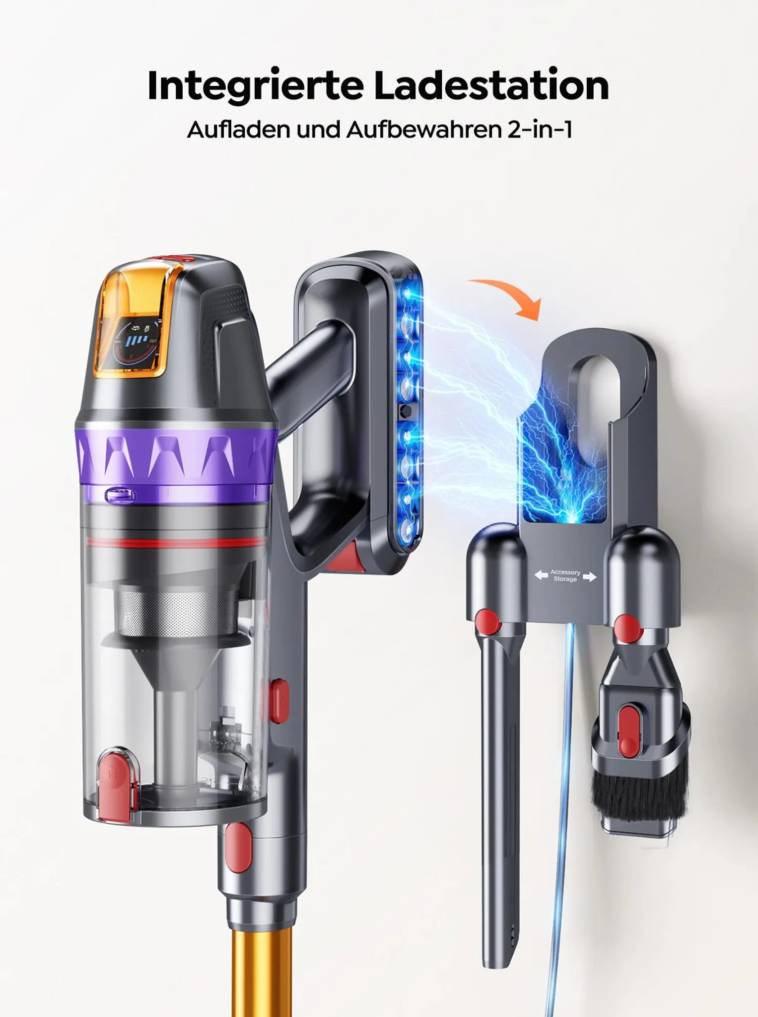 Buture VC90 kabelloser Akku Staubsauger